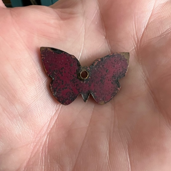 Vintage enamel Butterfly 🦋 Brooches and the smallest butterfly is a pendant - Picture 3 of 11